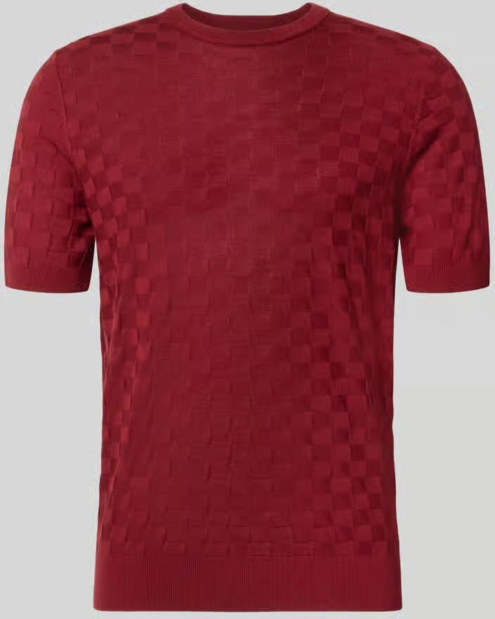 Antony Morato Gebreid shirt met structuurpatroon