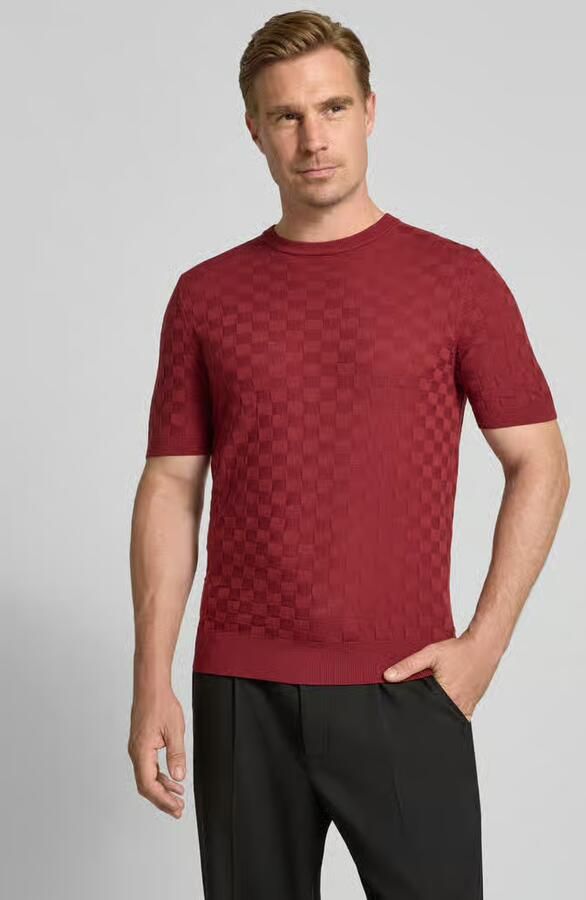 Antony Morato Gebreid shirt met structuurpatroon - Foto 3