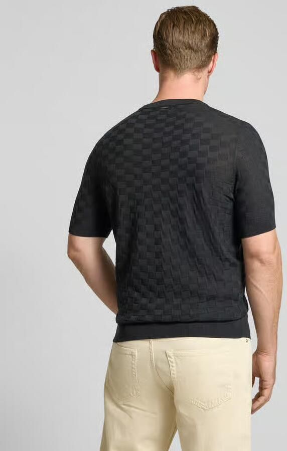 Antony Morato Gebreid shirt met structuurpatroon - Foto 2