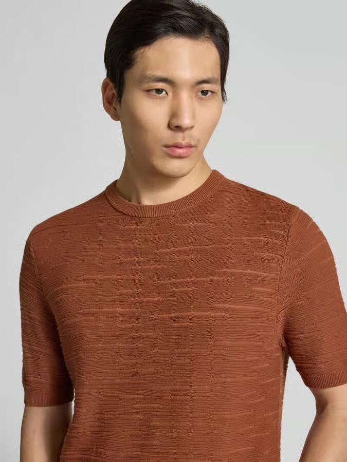 Antony Morato Gebreid shirt van katoen