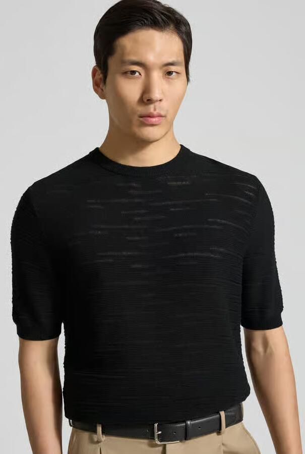 Antony Morato Gebreid shirt van katoen