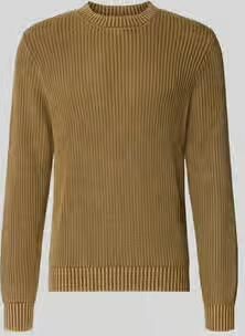 Antony Morato Gebreide pullover met geribde boorden