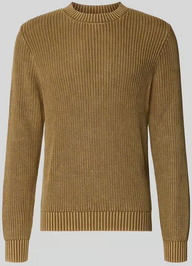 Antony Morato Gebreide pullover met geribde boorden