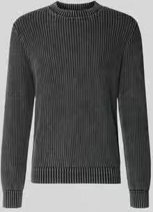 Antony Morato Gebreide pullover met geribde boorden