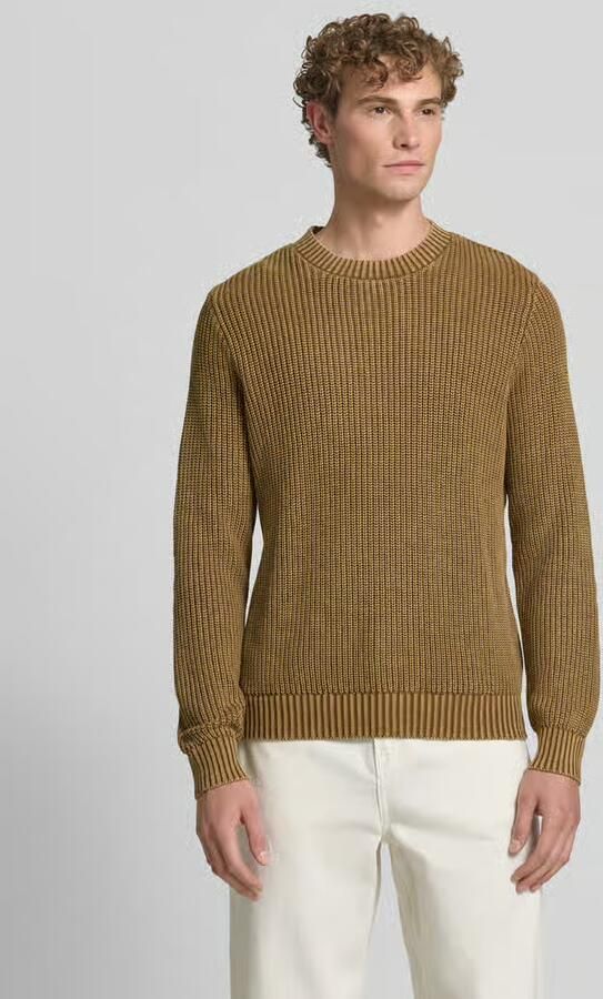 Antony Morato Gebreide pullover met geribde boorden - Foto 3