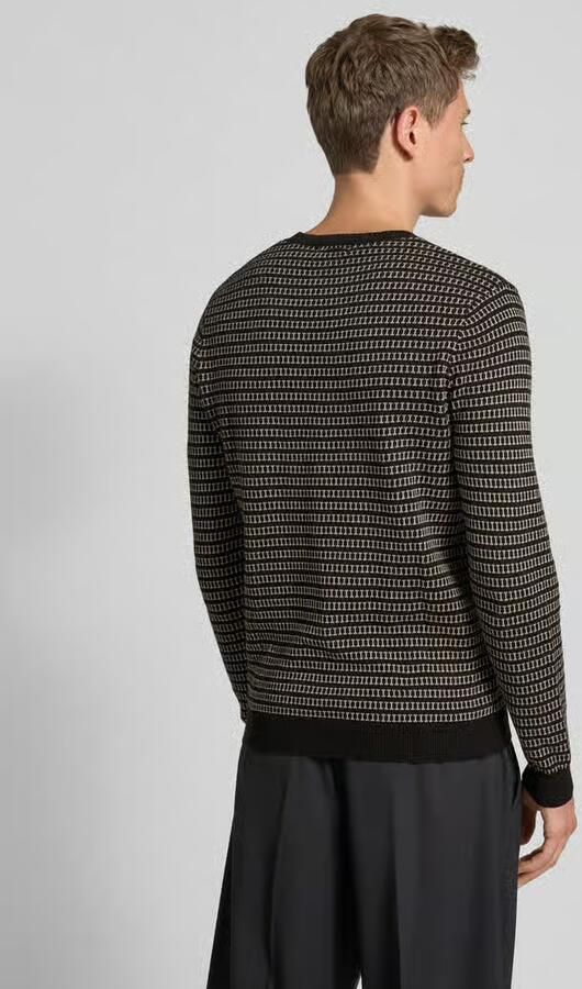 Antony Morato Gebreide pullover met ribboorden