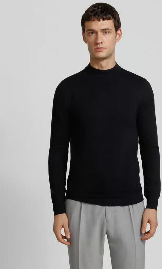 Antony Morato Zwarte Gebreide Trui Mannen Herfst Winter Black Heren - Foto 2