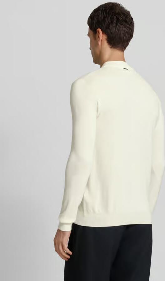 Antony Morato Wit Effen Gebreid Lange Mouwen Mannen White Heren