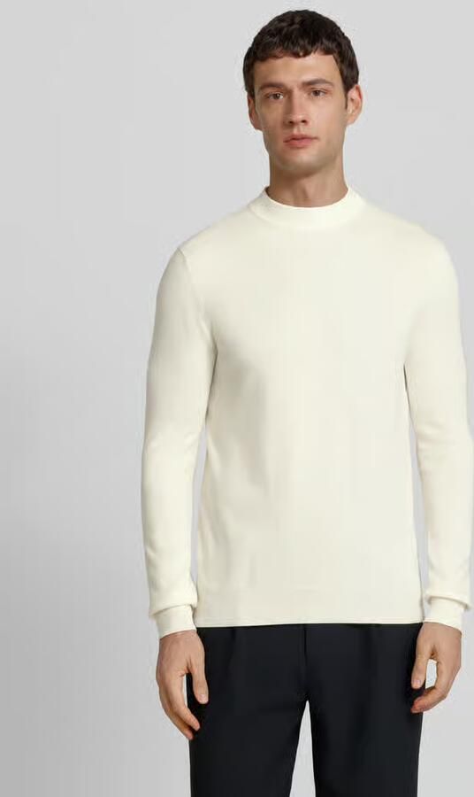 Antony Morato Wit Effen Gebreid Lange Mouwen Mannen White Heren - Foto 2