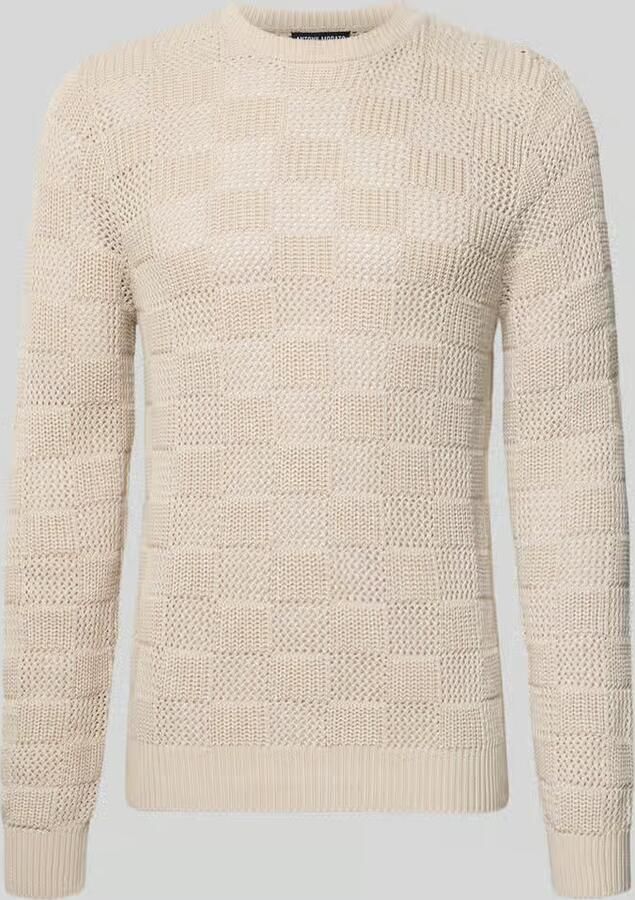 Antony Morato Gebreide pullover met ronde hals