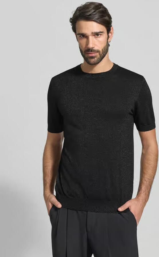 Antony Morato Glanzend gebreid shirt met wol - Foto 2