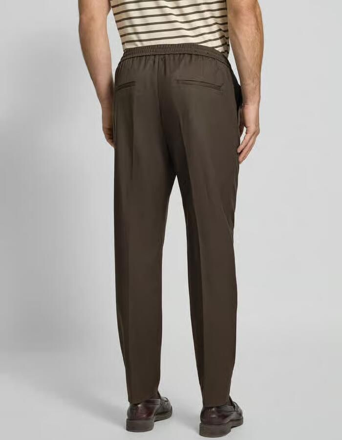 Antony Morato Loose fit stoffen broek van een mix van linnen en viscose model 'NEIL'
