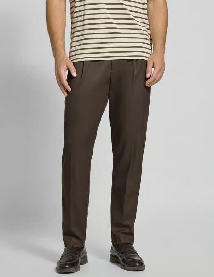 Antony Morato Loose fit stoffen broek van een mix van linnen en viscose model 'NEIL' - Foto 2