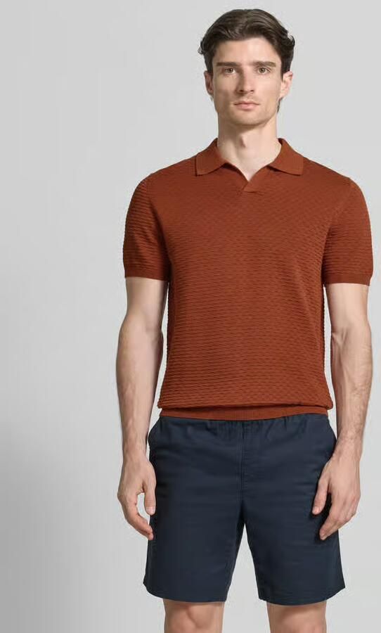 Antony Morato Poloshirt met geribde boorden - Foto 2