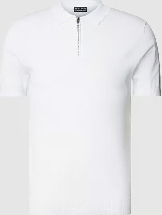 Antony Morato Poloshirt met korte ritssluitingsoverslag - Foto 2