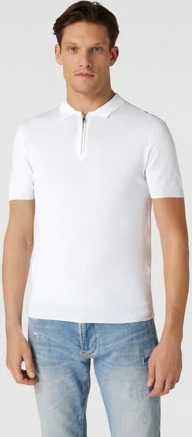 Antony Morato Poloshirt met korte ritssluitingsoverslag - Foto 3