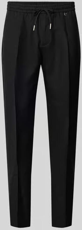 Antony Morato regular fit broek van mix van linnen en viscose model 'NEIL' - Foto 2