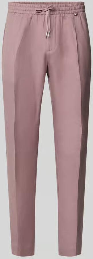 Antony Morato regular fit broek van mix van linnen en viscose model 'NEIL' - Foto 2