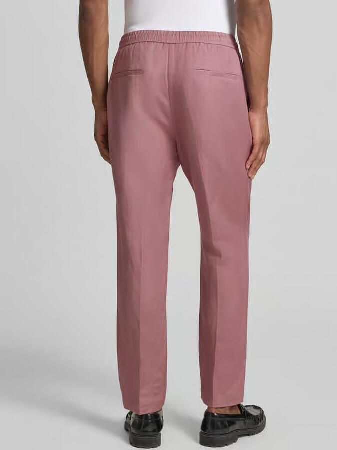 Antony Morato regular fit broek van mix van linnen en viscose model 'NEIL'