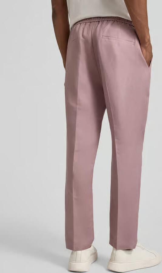 Antony Morato regular fit broek van mix van linnen en viscose model 'NEIL'