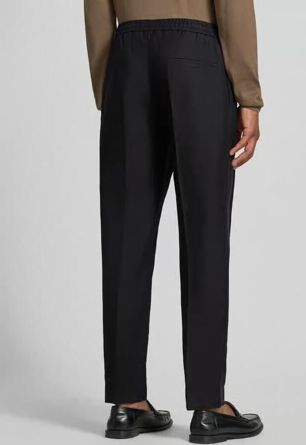 Antony Morato regular fit broek van mix van linnen en viscose model 'NEIL' - Foto 3