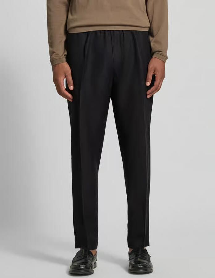 Antony Morato regular fit broek van mix van linnen en viscose model 'NEIL' - Foto 2