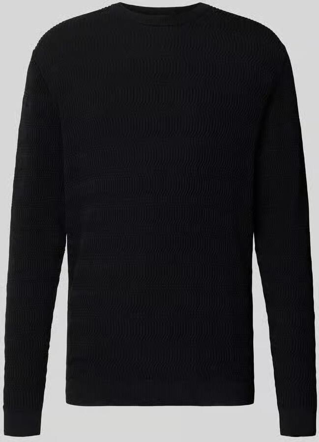 Antony Morato Regular fit gebreide pullover met ronde hals