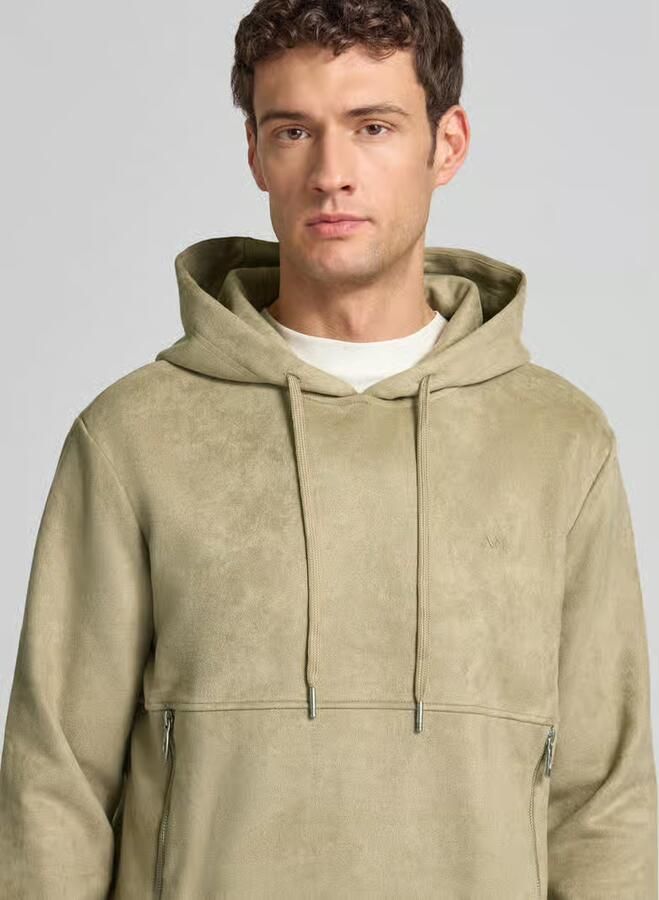 Antony Morato Regular fit hoodie met ritszakken - Foto 2