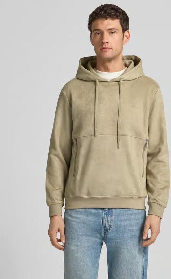 Antony Morato Regular fit HOODIE met Ritszakken - Foto 4