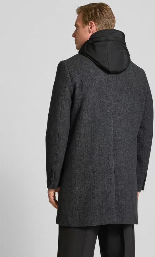 Antony Morato Regular fit lange jas in dubbele-laagjeslook met wol