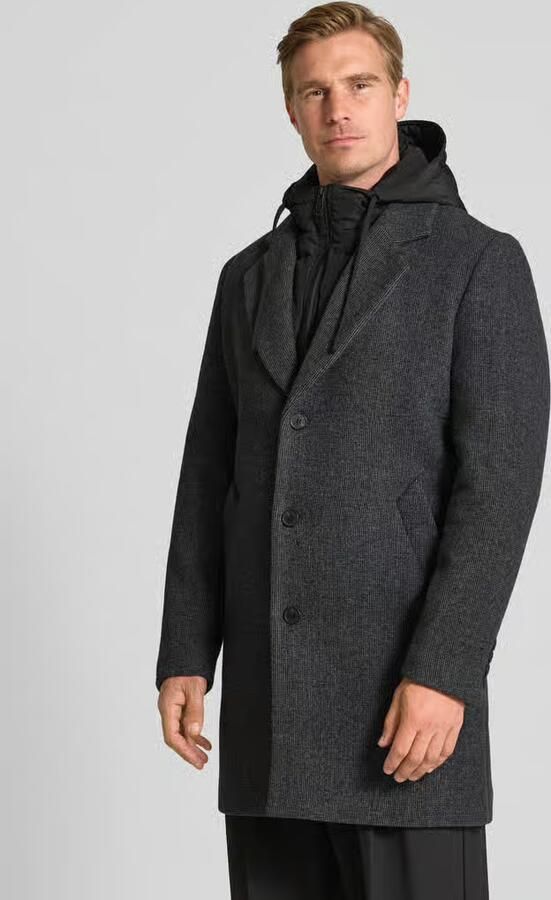 Antony Morato Regular fit lange jas in dubbele-laagjeslook met wol - Foto 2