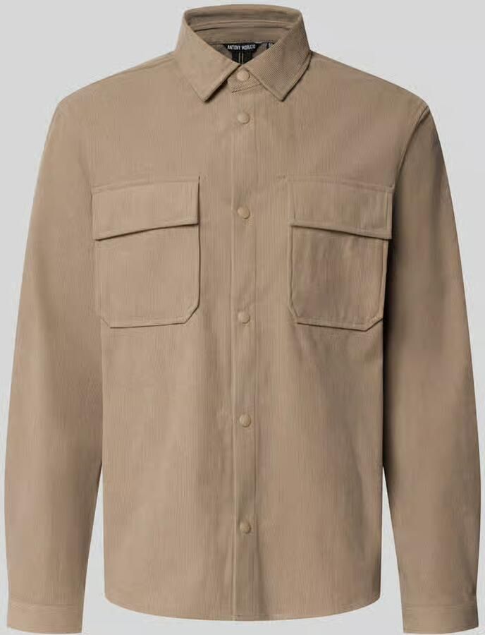 Antony Morato Regular fit overhemdjack van fijne corduroy model 'DAKAR'