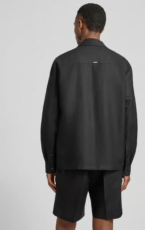 Antony Morato regular fit overhemdjack van mix van linnen en viscose model 'ANTIGUA'
