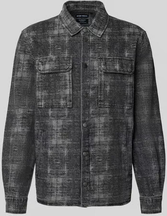 Antony Morato regular fit overhemdjack van puur katoen