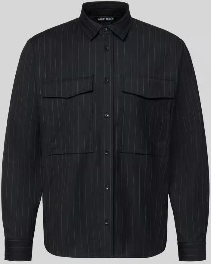 Antony Morato Regular Fit overshirt met klepzakken
