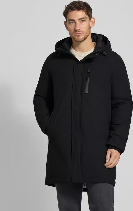 Antony Morato Regular fit lange parka met capuchon