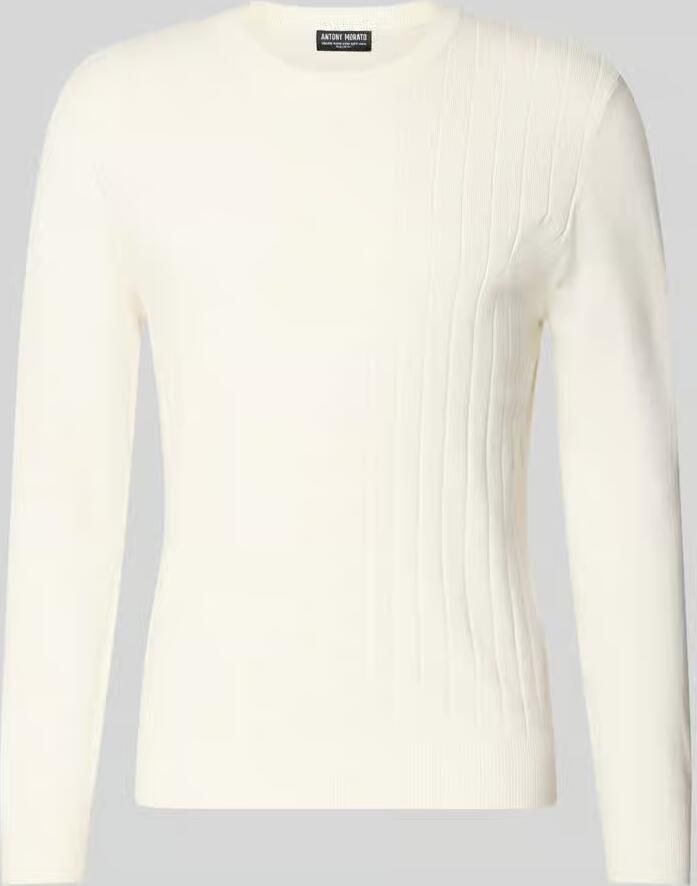 Antony Morato Regular fit sweatshirt van elastische viscosemix