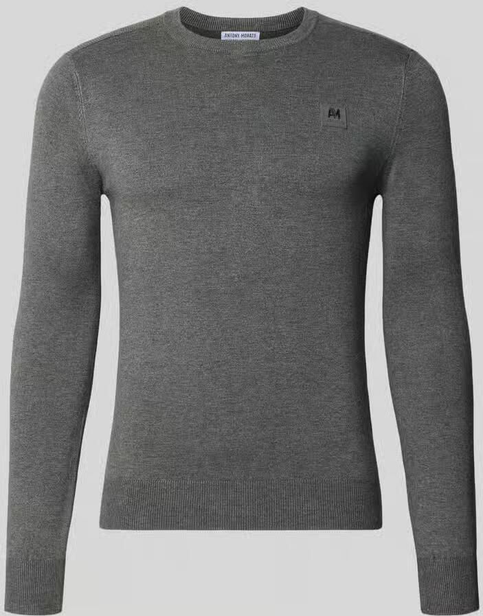 Antony Morato Regular fit sweatshirt van elastische viscosemix