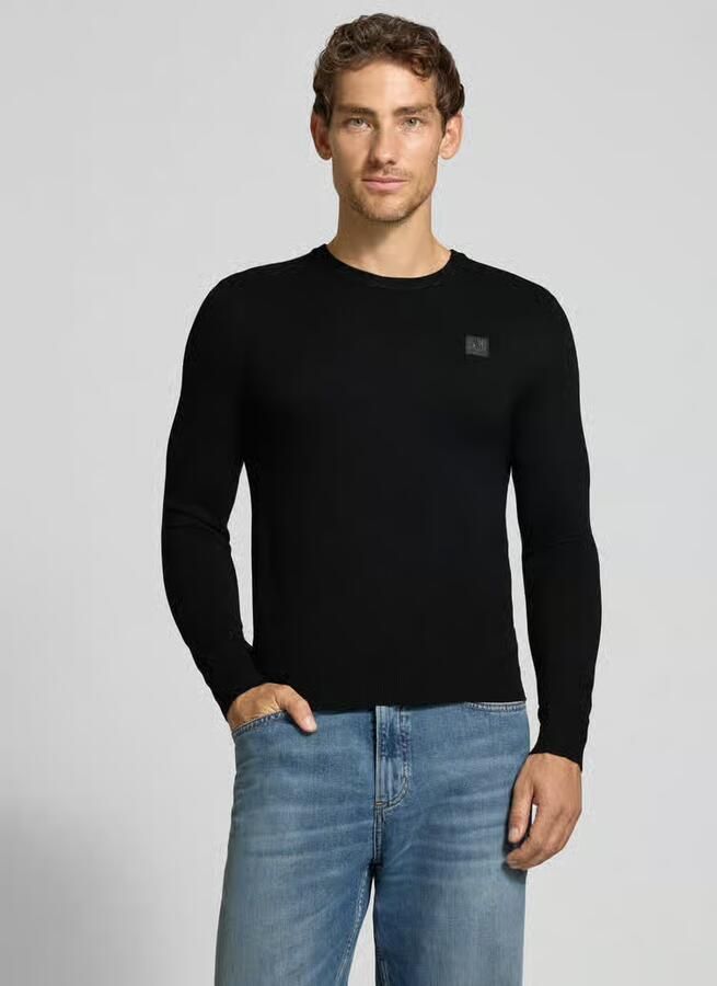 Antony Morato Regular fit sweatshirt van elastische viscosemix - Foto 2