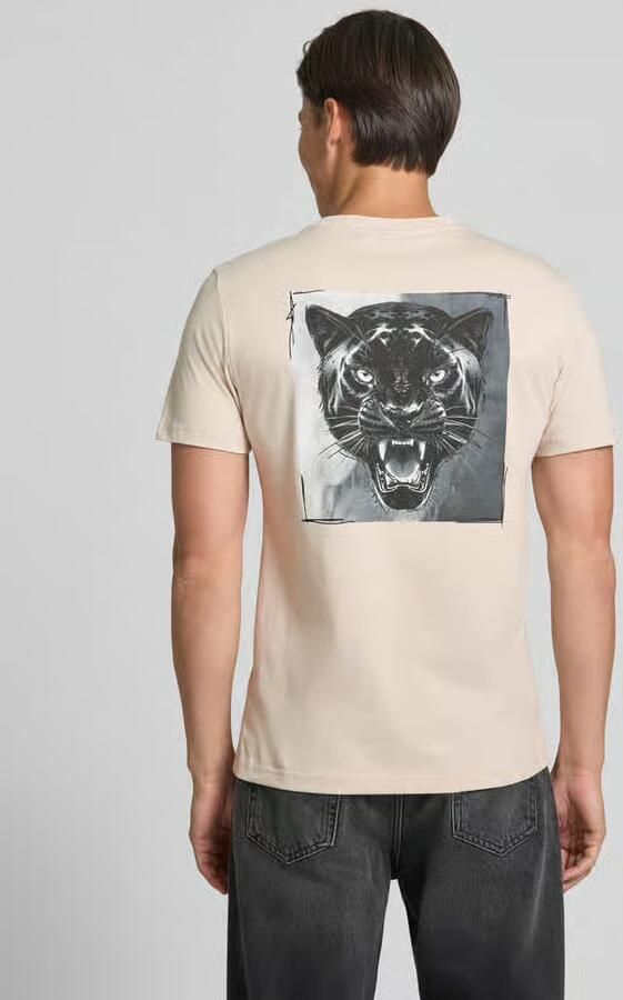 Antony Morato Regular fit t-shirt met labelprint - Foto 2