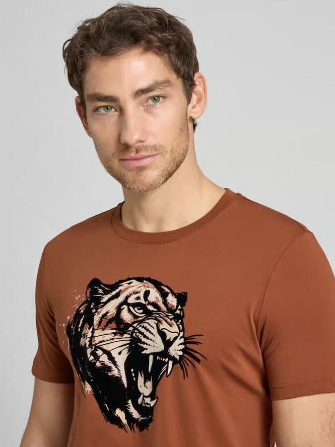 Antony Morato regular fit T-shirt met motiefprint