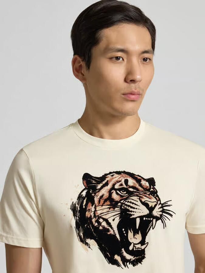 Antony Morato regular fit T-shirt met motiefprint