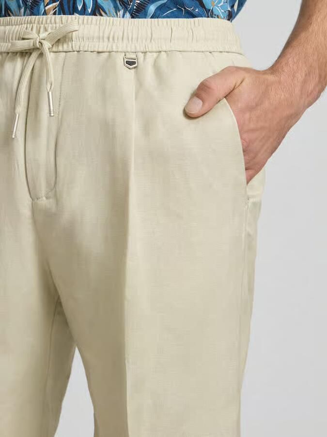 Antony Morato Shorts van linnen-viscosemix model 'NEIL'