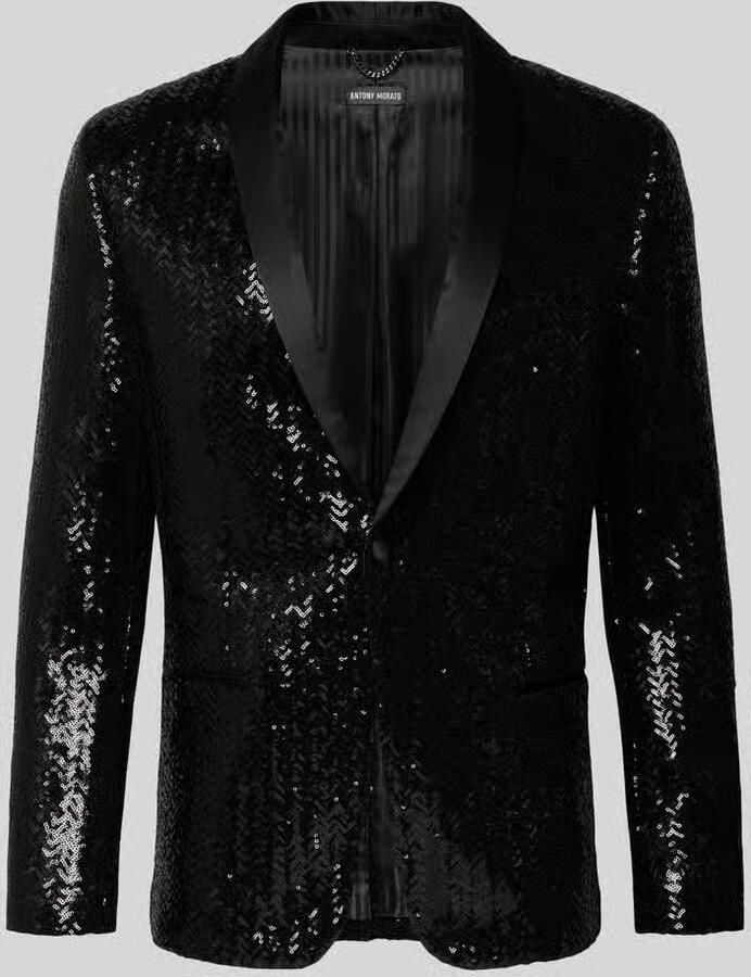 Antony Morato Slim fit colbert met pailletten model 'ROXANNE'