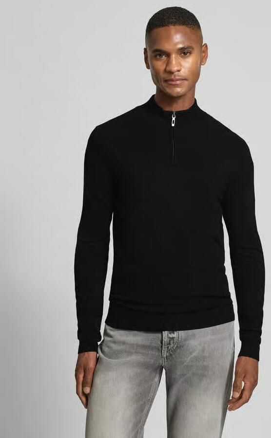 Antony Morato Slim fit gebreide pullover met schipperskraag - Foto 3