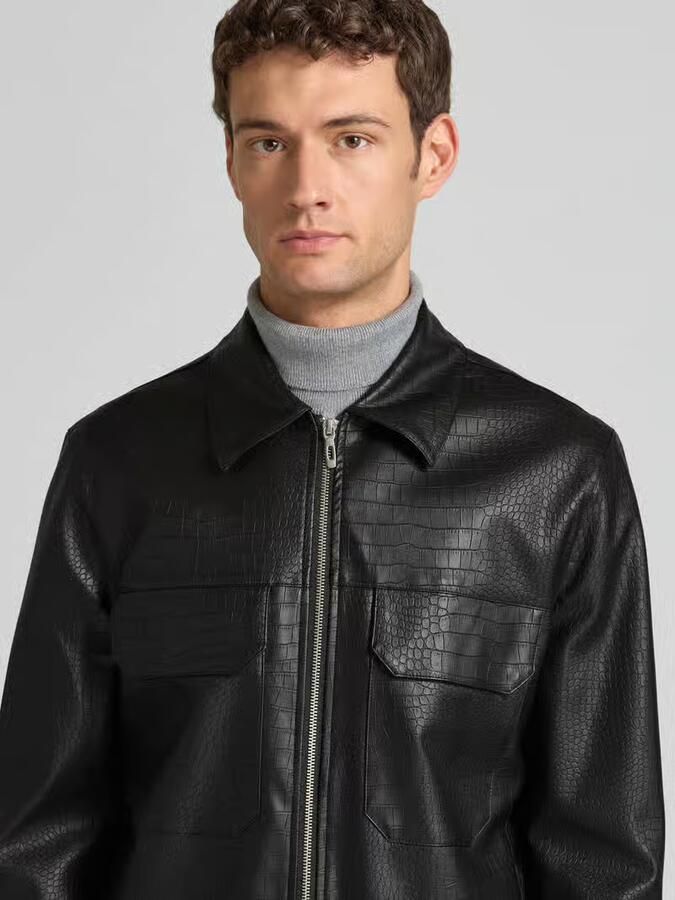 Antony Morato Slim fit jack in leerlook model 'CECOOL' - Foto 2
