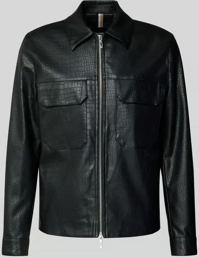 Antony Morato Slim fit jack in leerlook model 'CECOOL'