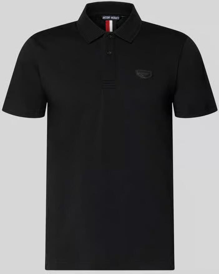 Antony Morato Slim fit poloshirt met logo-applicatie