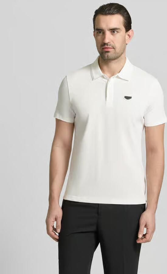 Antony Morato Slim Fit poloshirt met logo-applicatie - Foto 4