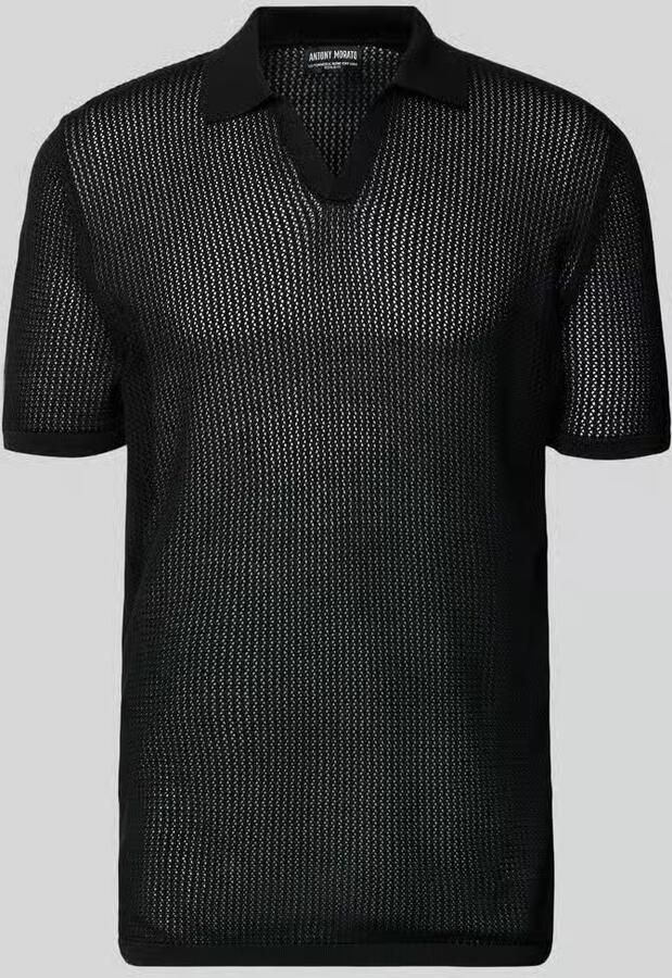 Antony Morato slim fit poloshirt met V-hals - Foto 2